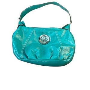 Chic Turquoise Shoulder Bag